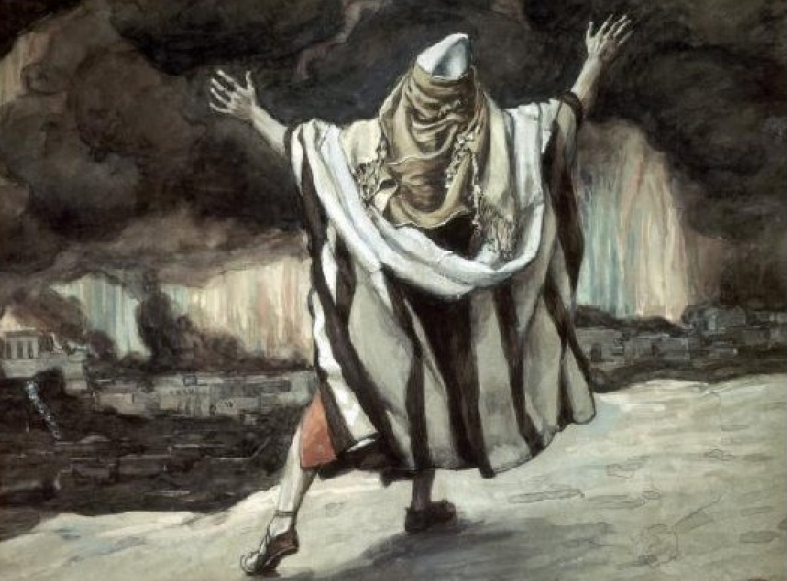 Abraham Sees Sodom in Flames